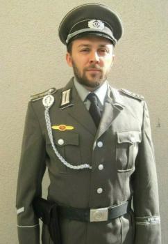 NVA Uniform Schirmmütze Fasching Karneval Ostalgie ähn.Wehrmacht Gr. 48 DDR