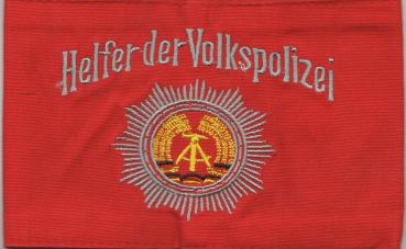 Armbinde Helfer der Volkspolizei der DDR