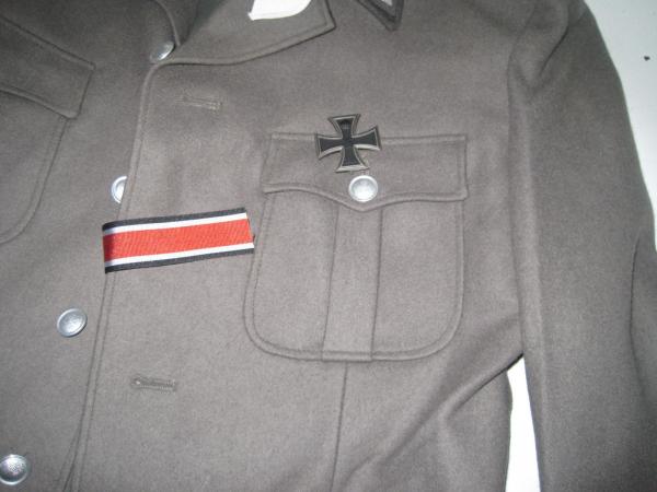 Uniformjacke ähn.Wehrmacht Offizier Repro Eiserne Kreuz Landser Museum