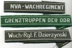 3 stk Ärmelband Felix Dzersinski Grenztruppen der DDR NVA Wachregiment Effekten